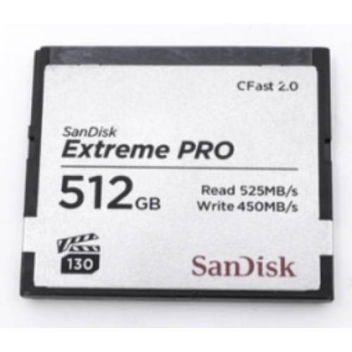 Thẻ Nhớ CFAST 2.0 SANDISK EXTREME PRO 3500X 64GB/128GB/256GB/512GB  525/450 MB/S