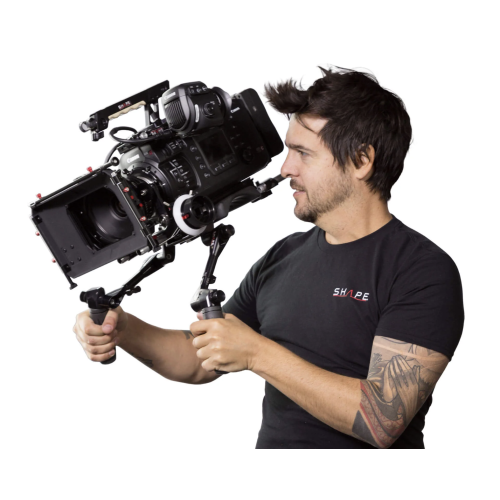 SHAPE Telescopic Black Handles ARRI Rosette