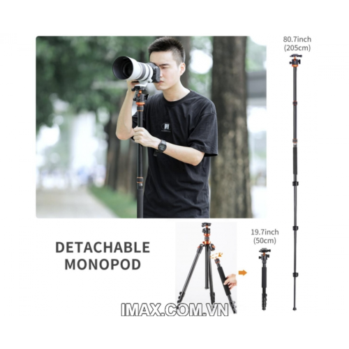 Chân máy ảnh K&F Concept K234A7+BH-28L - KF09.087V7