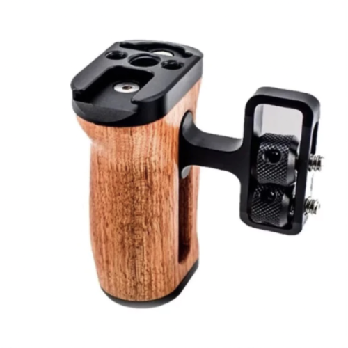 Side handle bằng gỗ đa năng hỗ trợ khung máy ảnh