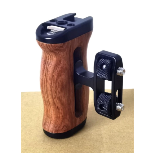 Side handle bằng gỗ đa năng hỗ trợ khung máy ảnh