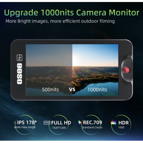 OSEE T5+ 5.5" 1000nits HDR Video Field Monitor