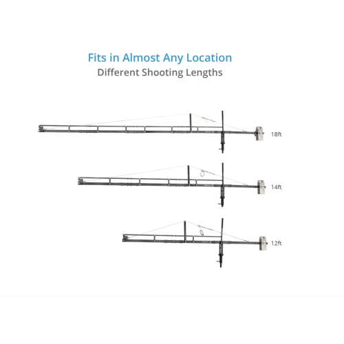 Proaim 18ft Camera Crane Jib with Stand for Gimbals, Pan-Tilt & Fluid Head