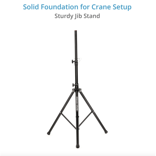 Proaim 18ft Camera Crane Jib with Stand for Gimbals, Pan-Tilt & Fluid Head