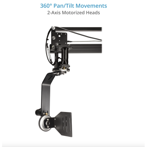 Proaim Jr. Pan Tilt Head for Camera Jib Crane, Payload : 5 kg / 11 lb