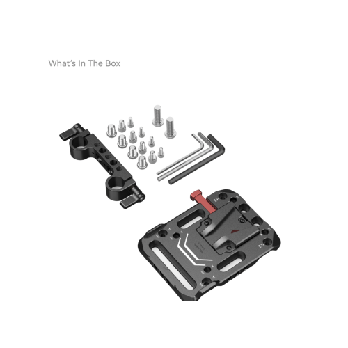 Tấm pin gắn chữ V với kẹp thanh kép 15mm (3016)