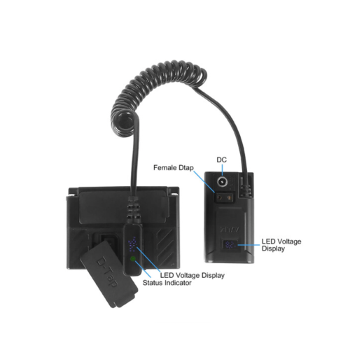 Bộ chuyển đổi pin giả ZITAY D-Tap sang NP-F/L-Series (DT52)