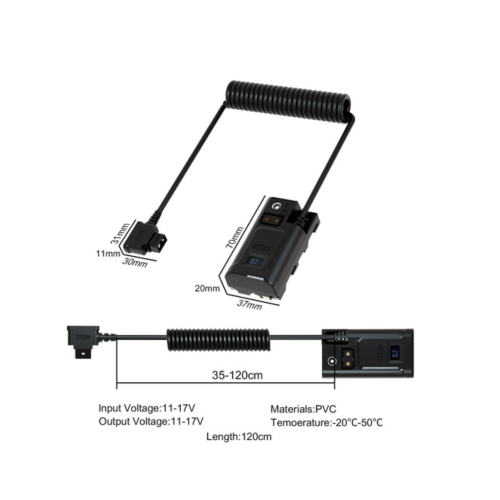 Bộ chuyển đổi pin giả ZITAY D-Tap sang NP-F/L-Series (DT52)