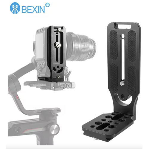 Tấm đế chữ L tháo lắp nhanh có thể gập lại cho máy ảnh Nikon, Sony Đầu bi chân máy Arca Swiss