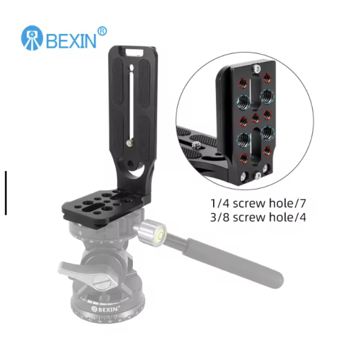 Tấm đế chữ L tháo lắp nhanh có thể gập lại cho máy ảnh Nikon, Sony Đầu bi chân máy Arca Swiss