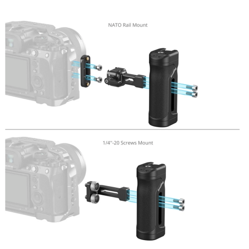 Side Handle SmallRig mini ngàm nato + 2 ốc 1/4 - 5532