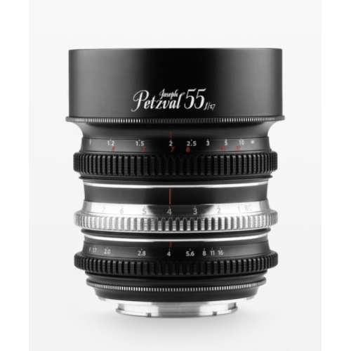 Ống kính Joseph Petzval 55mm f/1.7 lấy nét kết hợp điều khiển Bokeh Art
