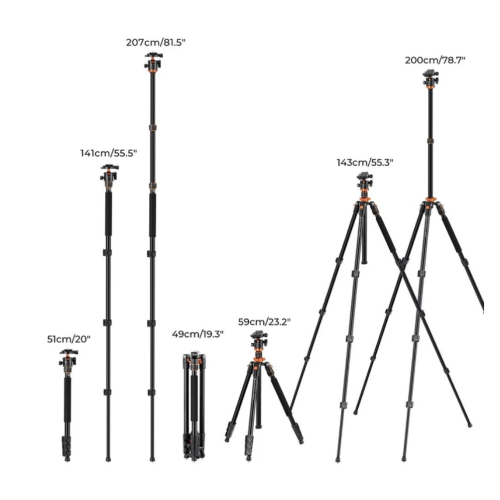 Chân máy ảnh K&F Concept K234A7 + BH-28L KF09.087V6