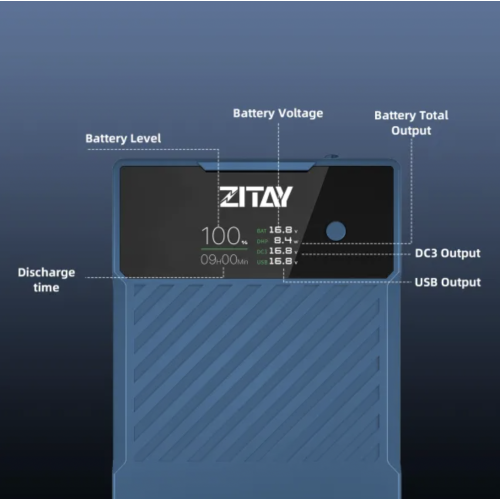Pin Mini V Mount 99W 14.8V 6689mAh với Sạc nhanh PD 60W USB-C, với DTAP, DC, USB-A, LEMO, Màn hình LED cho Máy ảnh, Máy quay phim, Màn hình, Đèn quay video
