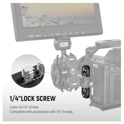 Thanh NATO (Dài) NEEWER 1/4 - 75mm