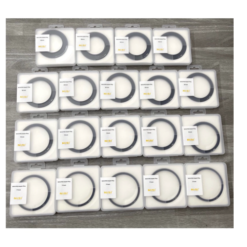 Step-up Ring NiSi vòng chuyển đổi bằng nhôm 52mm, 58mm ,62mm, 67mm,72mm, 77mm, 82mm.