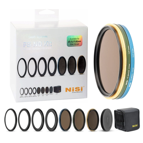Bộ kính lọc Nisi Swift FS ND Kit (8+64+1000) 67/72/77/82mm