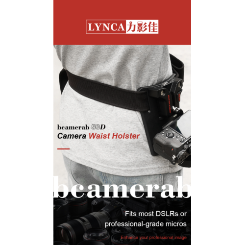 Bao đựng máy ảnh đơn LYNCA đeo hông với móc khóa an toàn 