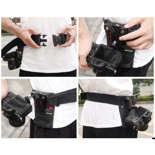 Móc cài thắt lưng cho máy ảnh kép AU*LENSGO LYNCA 50D 