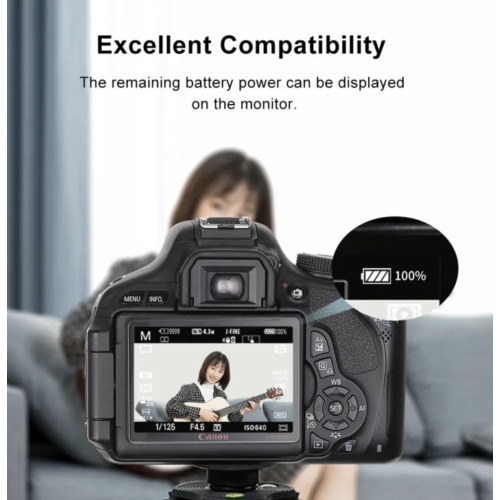 KingMa USB-C Input 1960mAh LP-E6 Battery with Protective Box for Canon EOS 5D, 5DII, 5DS, 60D, 60Da, 6D, 7D Mark II, 70D Cameras