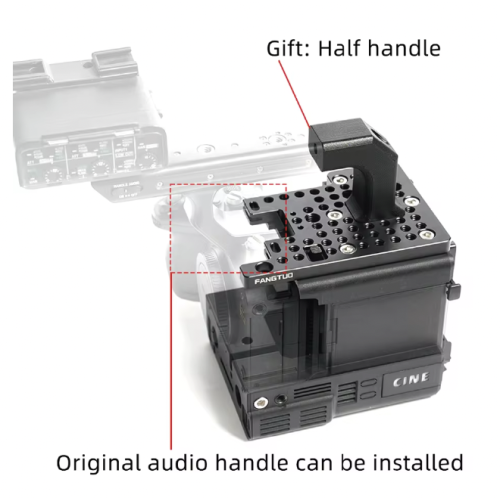 Bộ Fangtuo X3V phù hợp với khung bảo vệ máy quay Sony fx3 cineback (Không có tay nắm)