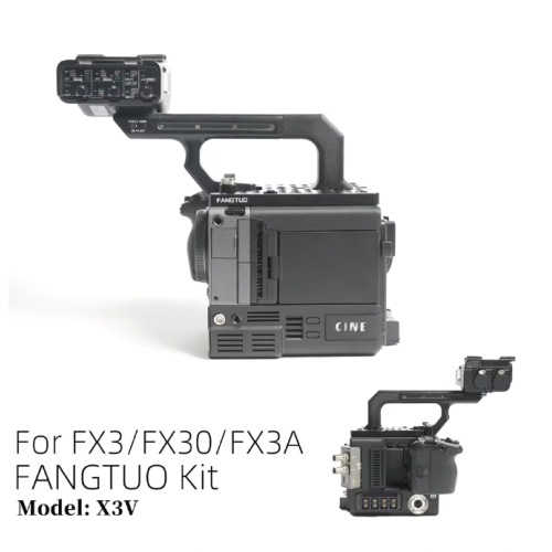 Bộ khung bảo vệ máy ảnh Fangtuo X3V fx3 30 – Thích hợp cho chụp dọc, cầm tay và gắn lên chân máy (Không bao gồm tophandle )