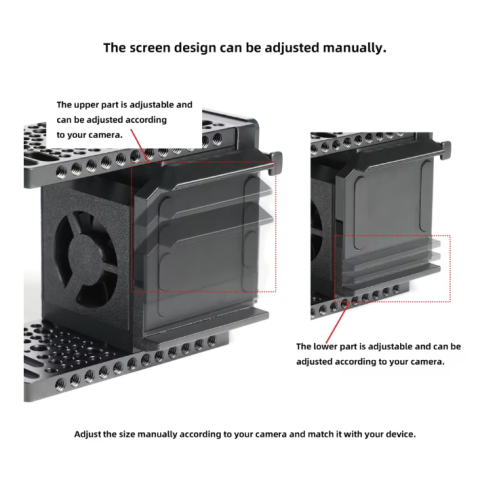 Fangtuo Dành Cho Bộ Khung Máy Ảnh Canon C50, Phụ Kiện Máy Ảnh Rạp Chiếu Phim C50VP Rig Cineback