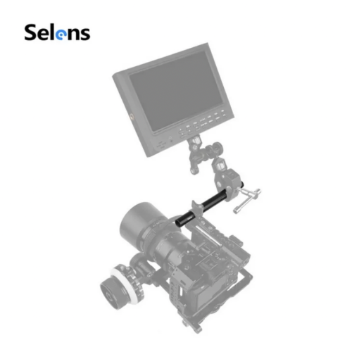 Ống thông Selens đa năng bằng nhôm, phụ kiện máy ảnh, đế dẫn hướng máy ảnh, giá đỡ ống đôi, bảo vệ ống kính, dụng cụ cho thiết bị chụp ảnh studio