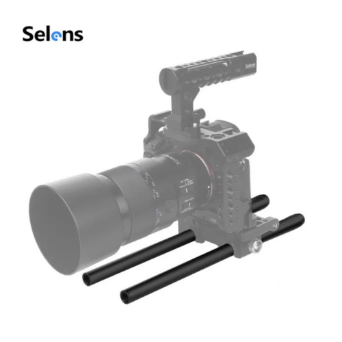 Ống thông Selens đa năng bằng nhôm, phụ kiện máy ảnh, đế dẫn hướng máy ảnh, giá đỡ ống đôi, bảo vệ ống kính, dụng cụ cho thiết bị chụp ảnh studio