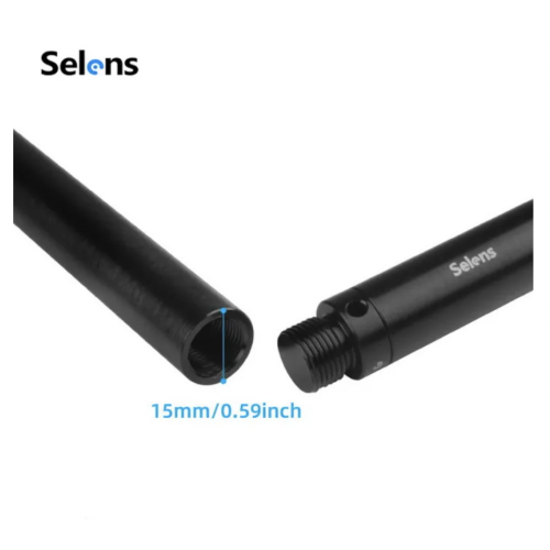 Ống thông Selens đa năng bằng nhôm, phụ kiện máy ảnh, đế dẫn hướng máy ảnh, giá đỡ ống đôi, bảo vệ ống kính, dụng cụ cho thiết bị chụp ảnh studio