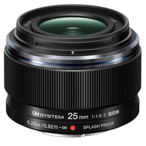 Ống kính OM SYSTEM M.Zuiko Digital 25mm F1.8 II ngàm Micro Four Thirds