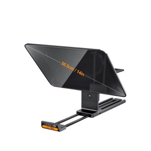 Lensgo TC12 - Máy Nhắc Chữ Di Động 12 Inch Dành Cho Máy Ảnh Và Máy Quay, Hỗ Trợ Kẹp Ngang Dọc, Điều Khiển Từ Xa