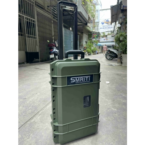 Vali chống sốc, chống nước Smriti dùng để đựng đồ thiết bị quay phim, chụp ảnh, len, máy quay (S5129 Màu Xanh Bộ Đội)