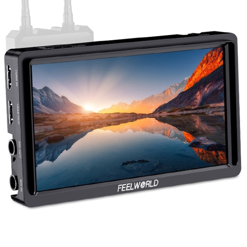 FEELWORLD FW586S màn hình DSLR 6 inch với nguồn ngoài F970 và bộ cài đặt SDI HDMI