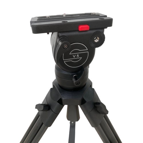 Chân máy Tripod V5 đầu dầu 75, gọn nhẹ và cứng cáp