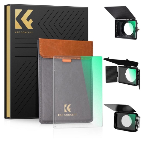 K&F Black Mist 1/4, 1/8 Filter 4x5.65" Dreamy Effect Filter, Compatible with Tilta / SmallRig Matte Box, 4mm Slim/HD Optical Glass/Multi Layer Coating