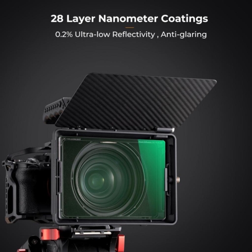 K&F Black Mist 1/4, 1/8 Filter 4x5.65" Dreamy Effect Filter, Compatible with Tilta / SmallRig Matte Box, 4mm Slim/HD Optical Glass/Multi Layer Coating