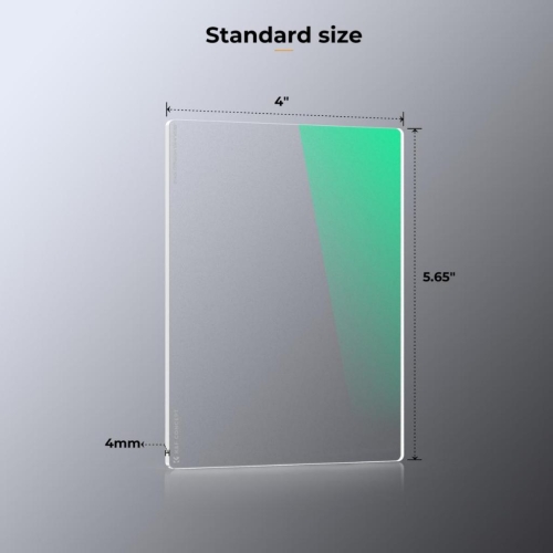 K&F ND4 (2 Stops) Square ND Filter, 4"x5.65" Neutral Density Filter Compatible with Tilta Compatible with SmallRig Matte Box, Slim Multi Coated HD Optical Glass