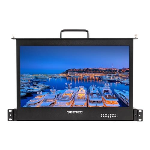 SEETEC SC173-HSD-56 17.3 Inch 1RU Pull Out Rack Mount Monitor Full HD 1920x1080
