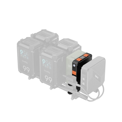 Tấm gắn pin V-Mount quản lý nhiều pin thông minh cho nguồn điện liên tục và khả năng sạc pin liền mạch.