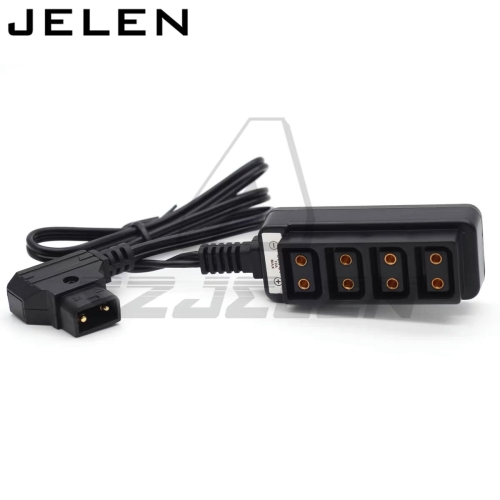 Dây cáp Chia 4 cổng nguồn IWO D-Tap Male sang D-tap Female cho pin Máy ảnh