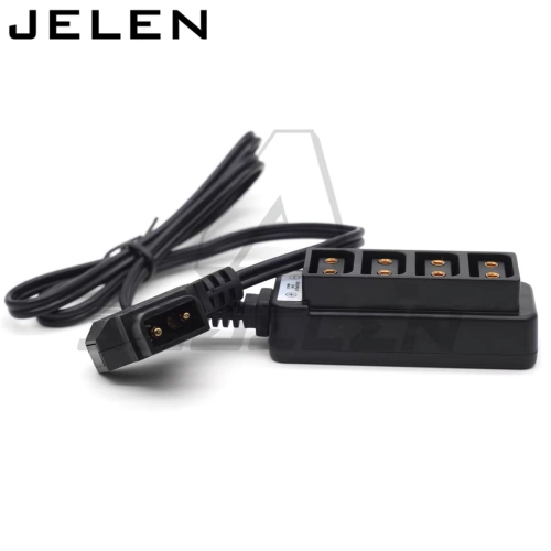 Dây cáp Chia 4 cổng nguồn IWO D-Tap Male sang D-tap Female cho pin Máy ảnh