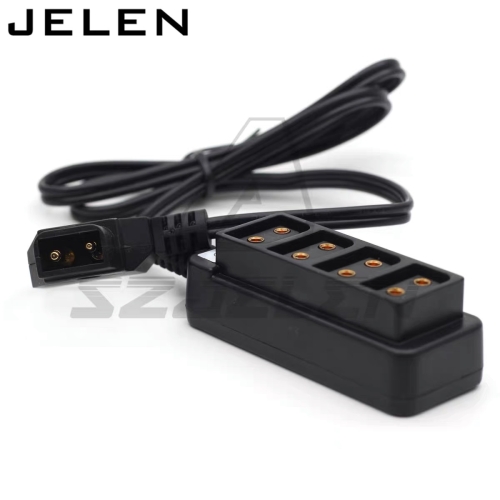 Dây cáp Chia 4 cổng nguồn IWO D-Tap Male sang D-tap Female cho pin Máy ảnh