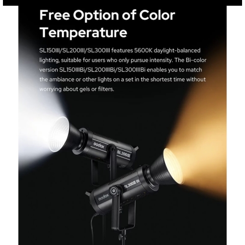 Đèn Led SL200III Bi Color (2800K-6500K) Godox