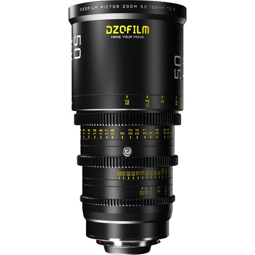Set Ống kính zoom DZOFilm Pictor 20-55mm và 50-125mm T2.8 Super35 (Ngàm PL và Ngàm EF, Đen)
