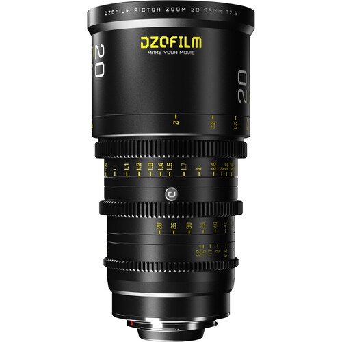 Set Ống kính zoom DZOFilm Pictor 20-55mm và 50-125mm T2.8 Super35 (Ngàm PL và Ngàm EF, Đen)