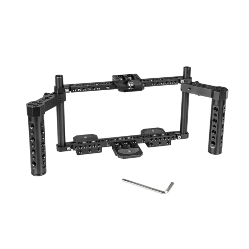 CAMVATE Bộ khung tay nắm cho màn hình 5-7 inch bao gồm cả đế pin V-mount