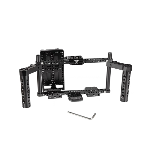 CAMVATE Bộ khung tay nắm cho màn hình 5-7 inch bao gồm cả đế pin V-mount