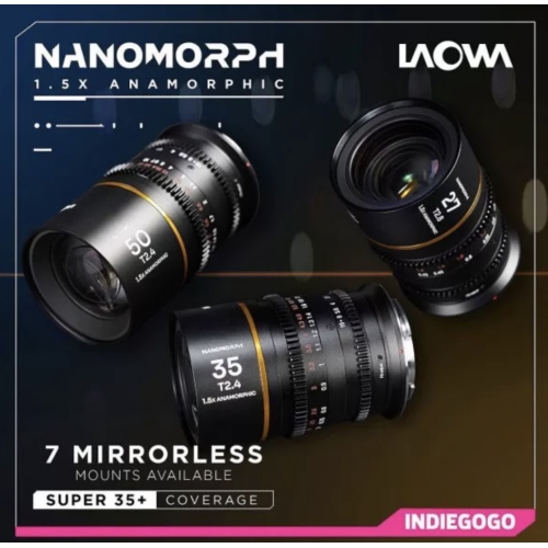 (Mirrorless) Nanomorph 1.5X Anamorphic