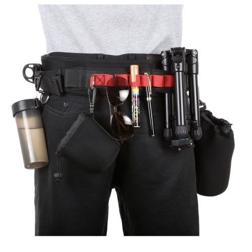 Belt thắt lưng chất liệu da dê, đa chức năng chụp ảnh, đựng dụng cụ thiết bị làm phim